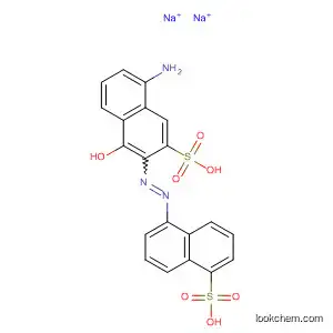 Molecular Structure of 90163-80-7 (1-Naphthalenesulfonic acid,
5-[(5-amino-1-hydroxy-3-sulfo-2-naphthalenyl)azo]-, disodium salt)