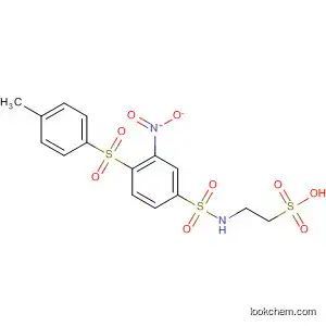 Molecular Structure of 90163-97-6 (Ethanesulfonic acid,
2-[[[4-[(4-methylphenyl)sulfonyl]-3-nitrophenyl]sulfonyl]amino]-)