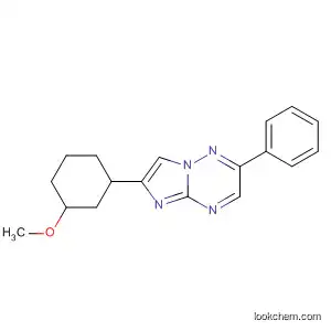 Molecular Structure of 90170-16-4 (Imidazo[1,2-b][1,2,4]triazine, 6-(3-methoxycyclohexyl)-2-phenyl-)