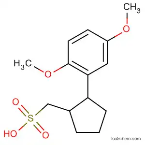 Cyclopentanemethanesulfonic acid, 2-(2,5-dimethoxyphenyl)-, cis-