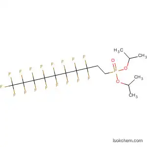 Molecular Structure of 90183-56-5 (Phosphonic acid,
(3,3,4,4,5,5,6,6,7,7,8,8,9,9,10,10,10-heptadecafluorodecyl)-,
bis(1-methylethyl) ester)