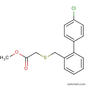 Molecular Structure of 90212-86-5 (Acetic acid, [[(4-chlorophenyl)phenylmethyl]thio]-, methyl ester)