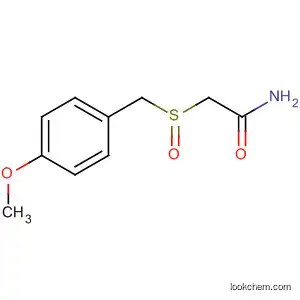 Molecular Structure of 90212-88-7 (Acetamide, 2-[[(4-methoxyphenyl)methyl]sulfinyl]-)