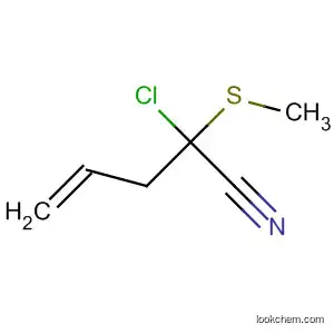 Molecular Structure of 90212-99-0 (4-Pentenenitrile, 2-chloro-2-(methylthio)-)