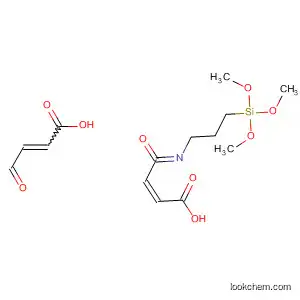 Molecular Structure of 90292-70-9 (2-Butenoic acid, 4,4'-[[3-(trimethoxysilyl)propyl]imino]bis[4-oxo-, (Z,Z)-)
