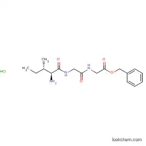 Molecular Structure of 90315-51-8 (Glycine, N-(N-L-isoleucylglycyl)-, phenylmethyl ester, monohydrochloride)
