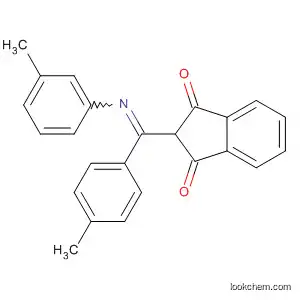 Molecular Structure of 90421-98-0 (1H-Indene-1,3(2H)-dione,
2-[(4-methylphenyl)[(3-methylphenyl)imino]methyl]-)