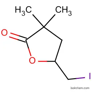 Molecular Structure of 90897-98-6 (2(3H)-Furanone, dihydro-5-(iodomethyl)-3,3-dimethyl-)