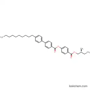 [1,1'-Biphenyl]-4-carboxylic acid, 4'-decyl-,
4-[(2-methylbutoxy)carbonyl]phenyl ester, (S)-