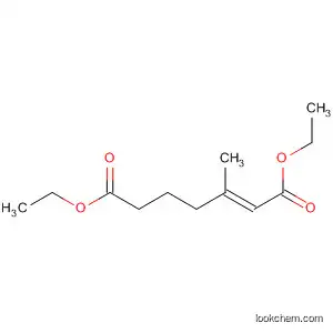 Molecular Structure of 103621-29-0 (2-Heptenedioic acid, 3-methyl-, diethyl ester, (E)-)