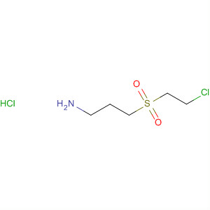 Molecular Structure of 107006-96-2 (1-Propanamine, 3-[(2-chloroethyl)sulfonyl]-, hydrochloride)