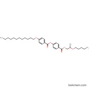 Molecular Structure of 109233-25-2 (Benzoic acid, 4-(dodecyloxy)-, 4-[[2-(pentyloxy)propoxy]carbonyl]phenyl
ester)