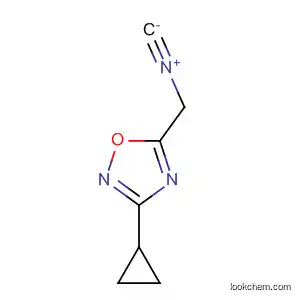 Molecular Structure of 110035-75-1 (1,2,4-Oxadiazole, 3-cyclopropyl-5-(isocyanomethyl)-)