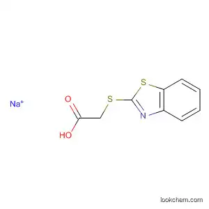 Molecular Structure of 112923-13-4 ((Benzothiazol-2-ylthio)acetic acid sodium salt)