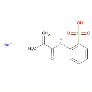 Molecular Structure of 113969-95-2 (Benzenesulfonic acid, 2-[(2-methyl-1-oxo-2-propenyl)amino]-,
monosodium salt)