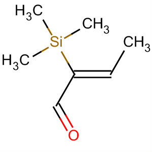 Molecular Structure of 114963-65-4 (2-Butenal, 2-(trimethylsilyl)-, (Z)-)