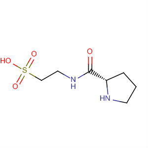 Molecular Structure of 116394-08-2 (Ethanesulfonic acid, 2-[(2-pyrrolidinylcarbonyl)amino]-, (S)-)