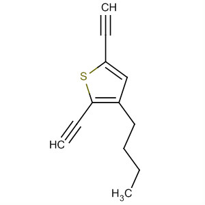 Molecular Structure of 116954-14-4 (Thiophene, 3-butyl-2,5-diethynyl-)