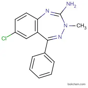 Molecular Structure of 117054-15-6 (3H-1,3,4-Benzotriazepin-2-amine, 7-chloro-3-methyl-5-phenyl-)