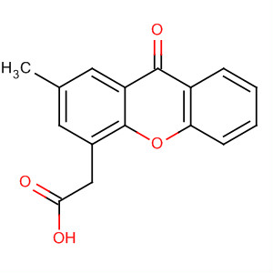 Molecular Structure of 117570-45-3 (9H-Xanthene-4-acetic acid, 2-methyl-9-oxo-)