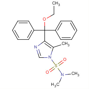 Molecular Structure of 118847-59-9 (1H-Imidazole-1-sulfonamide, 4-(ethoxydiphenylmethyl)-N,N,5-trimethyl-)