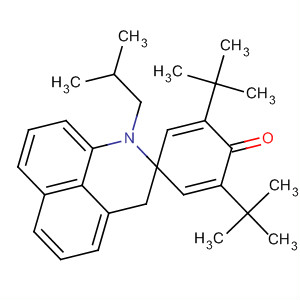 Molecular Structure of 120570-50-5 (Spiro[2,5-cyclohexadiene-1,2'(3'H)-[1H]perimidin]-4-one,
3,5-bis(1,1-dimethylethyl)-1'-(2-methylpropyl)-)