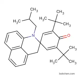 Molecular Structure of 120570-50-5 (Spiro[2,5-cyclohexadiene-1,2'(3'H)-[1H]perimidin]-4-one,
3,5-bis(1,1-dimethylethyl)-1'-(2-methylpropyl)-)