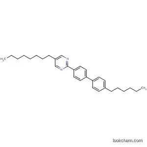 Molecular Structure of 121641-01-8 (Pyrimidine, 2-(4'-hexyl[1,1'-biphenyl]-4-yl)-5-octyl-)