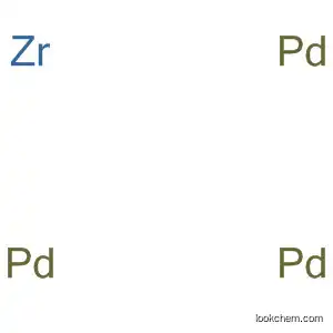 Molecular Structure of 12299-15-9 (Palladium, compd. with zirconium (3:1))