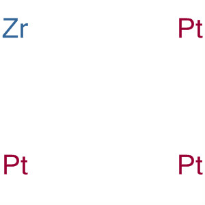 Molecular Structure of 12299-17-1 (Platinum, compd. with zirconium (3:1))