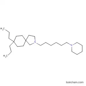 Molecular Structure of 123018-53-1 (2-Azaspiro[4.5]decane, 2-[6-(1-piperidinyl)hexyl]-8,8-dipropyl-)