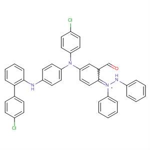 Molecular Structure of 123073-05-2 (Benzaldehyde,
4-[(4-chlorophenyl)[4-[(4-chlorophenyl)phenylamino]phenyl]amino]-,
diphenylhydrazone)