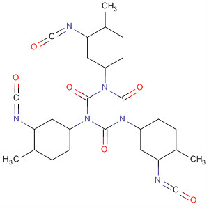 Molecular Structure of 123085-16-5 (1,3,5-Triazine-2,4,6(1H,3H,5H)-trione,
1,3,5-tris(3-isocyanato-4-methylcyclohexyl)-)