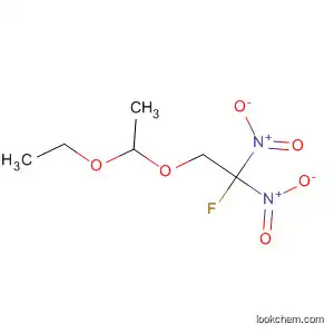 Molecular Structure of 124618-95-7 (Ethane, 1-ethoxy-1-(2-fluoro-2,2-dinitroethoxy)-)