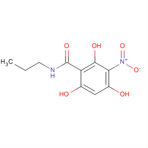 Molecular Structure of 126395-17-3 (Benzamide, 2,4,6-trihydroxy-3-nitro-N-propyl-)