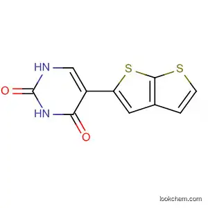 Molecular Structure of 127236-07-1 (2,4(1H,3H)-Pyrimidinedione, 5-thieno[2,3-b]thien-2-yl-)
