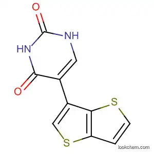 Molecular Structure of 127236-08-2 (2,4(1H,3H)-Pyrimidinedione, 5-thieno[3,2-b]thien-3-yl-)