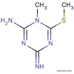 Molecular Structure of 127480-01-7 (1,3,5-Triazin-2-amine, 1,4-dihydro-4-imino-1-methyl-6-(methylthio)-)
