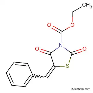 3-Thiazolidinecarboxylic acid, 2,4-dioxo-5-(phenylmethylene)-, ethyl
ester