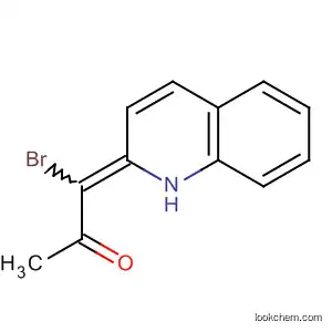Molecular Structure of 128914-78-3 (2-Propanone, 1-bromo-1-(2(1H)-quinolinylidene)-)