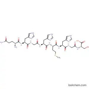 Molecular Structure of 129586-22-7 (L-Serine,
N-[N-[N-[N-[N-[N-(N-L-glutaminyl-L-histidyl)glycyl]-L-histidyl]-L-methionyl]-
L-histidyl]glycyl]-)