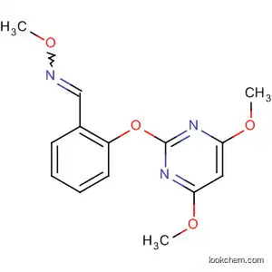 Molecular Structure of 130845-23-7 (Benzaldehyde, 2-[(4,6-dimethoxy-2-pyrimidinyl)oxy]-, O-methyloxime)
