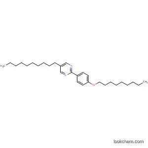 Molecular Structure of 132419-45-5 (Pyrimidine, 5-decyl-2-[4-(nonyloxy)phenyl]-)