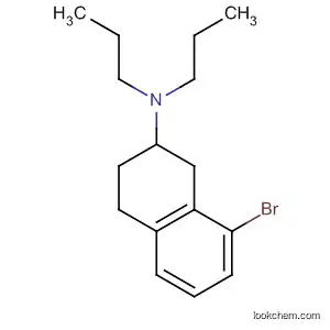 Molecular Structure of 132873-46-2 (2-Naphthalenamine, 8-bromo-1,2,3,4-tetrahydro-N,N-dipropyl-, (S)-)