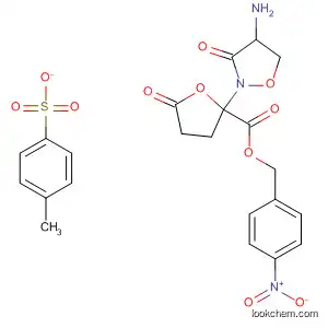 Molecular Structure of 133545-83-2 (2-Furancarboxylic acid,
2-(4-amino-3-oxo-2-isoxazolidinyl)tetrahydro-5-oxo-,
(4-nitrophenyl)methyl ester, mono(4-methylbenzenesulfonate))