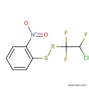 Molecular Structure of 133831-59-1 (Disulfide, 2-chloro-1,1,2-trifluoroethyl 2-nitrophenyl)