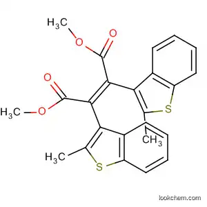 Molecular Structure of 133838-78-5 (2-Butenedioic acid, 2,3-bis(2-methylbenzo[b]thien-3-yl)-, dimethyl ester,
(Z)-)