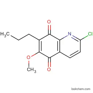 5,8-Quinolinedione, 2-chloro-6-methoxy-7-propyl-
