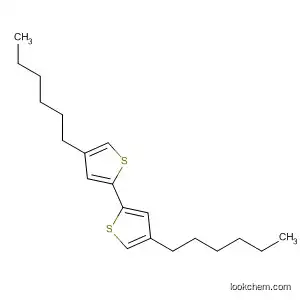 Molecular Structure of 135926-94-2 (4,4'-Dihexyl-2,2'-bithiophene)