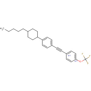 Benzene, 1-[[4-(4-pentylcyclohexyl)phenyl]ethynyl]-4-(trifluoromethoxy)-,

trans-
